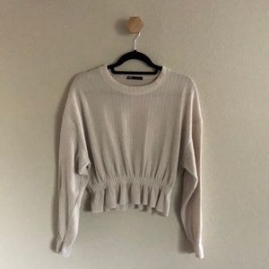 2 for $15 Zara Long Sleeve Peplum Sweater